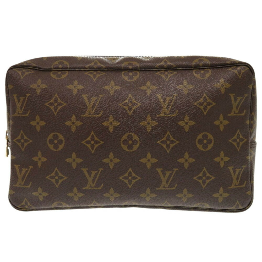 LOUIS VUITTON Authentic Brown Monogram Pouch - Picture 2 of 9